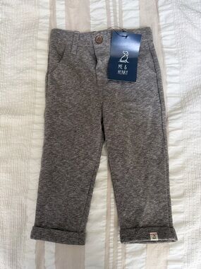 Kids' Heather Gray/Brown Pants